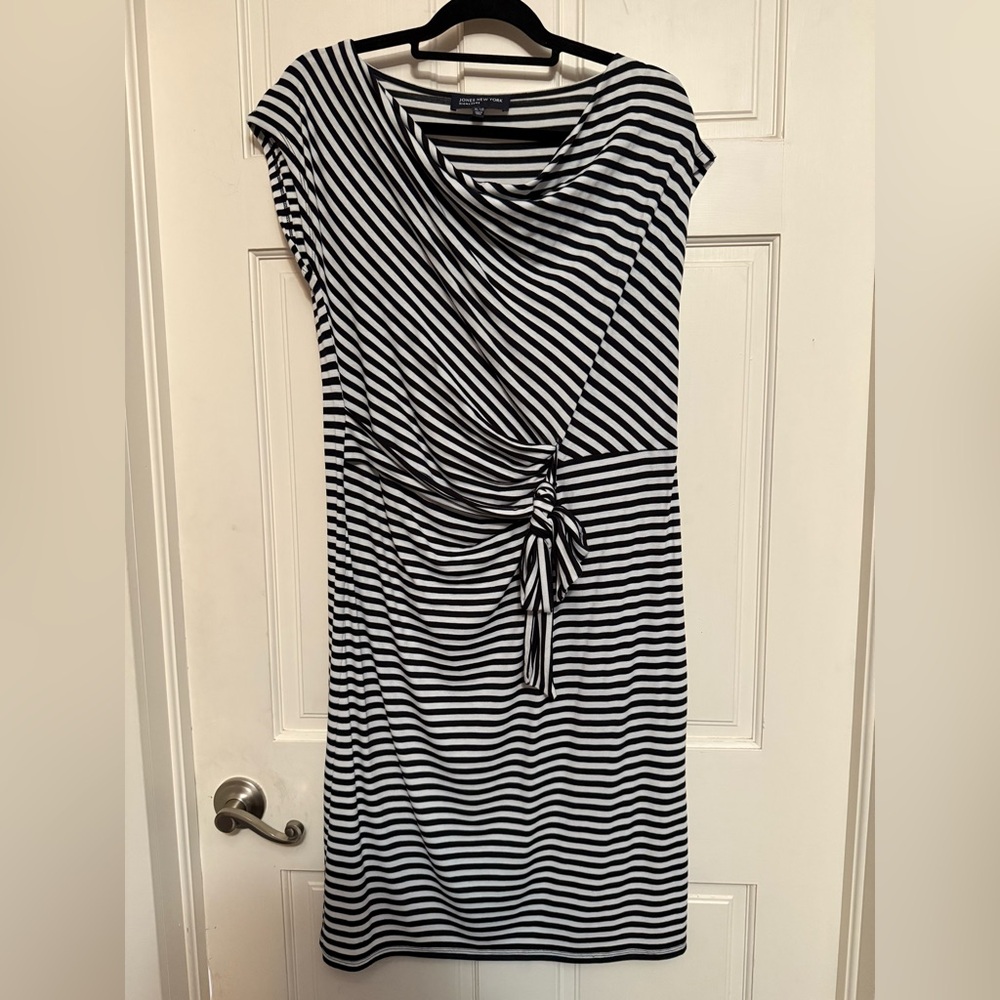 Striped Black and White Dress